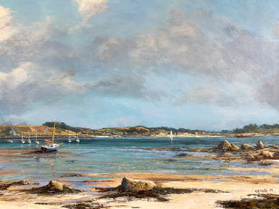 Outgoing Tide at Green Bay, Bryher, Chris Smith