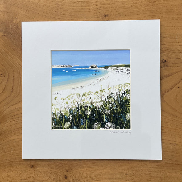 Periglis Beach St Agnes by Claire Henley (Giclée Print)