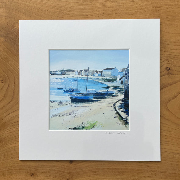 Low Tide St Mary’s by Claire Henley (Giclée Print)