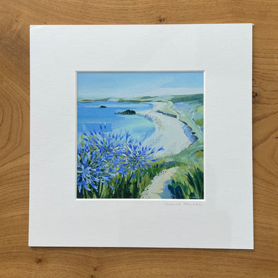 Great Bay, St Martin’s by Claire Henley (Giclée Print)