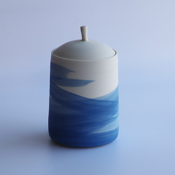 Medium Jar (Blue Wave), Eleanor Crane