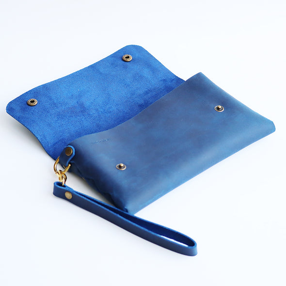 Blue Clutch Bag