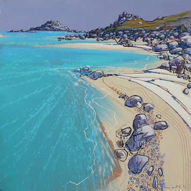 Rocks and Blue Sea, Gimble Porth, Daniel Cole