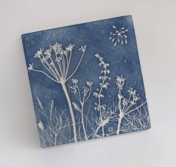Winter Garden II Small Tile, Elaine Brett Rowlands