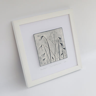 Snowdrops I Framed, Elaine Brett Rowlands