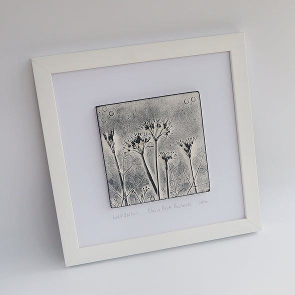 Wild Garlic I Framed, Elaine Brett Rowlands