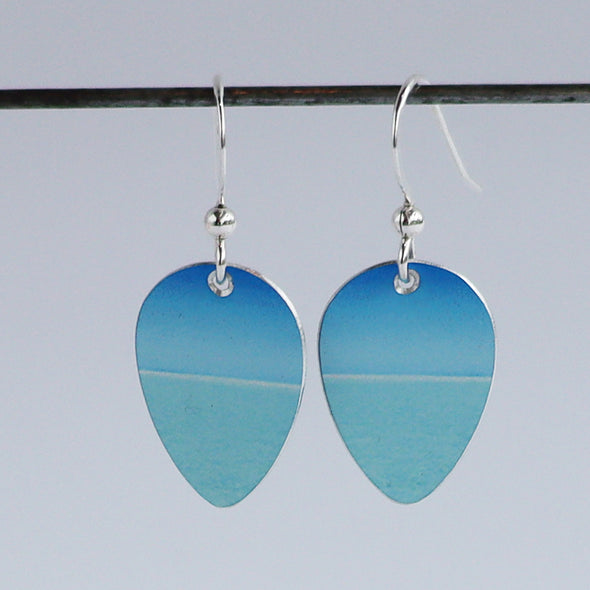 Turquoise Horizon Teardrop Earrings, Sally Ransom