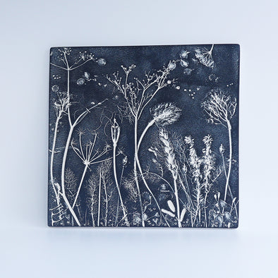 Winter Meadow II Large Tile, Elaine Brett Rowlands