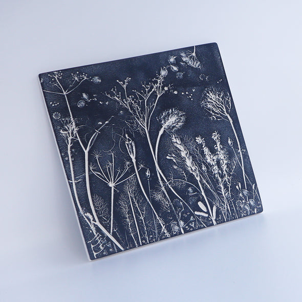 Winter Meadow II Large Tile, Elaine Brett Rowlands