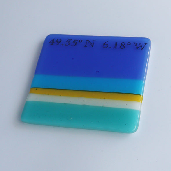 Coaster, 49 Degrees (Blue),  Oriel Hicks