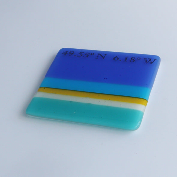 Coaster, 49 Degrees (Blue),  Oriel Hicks