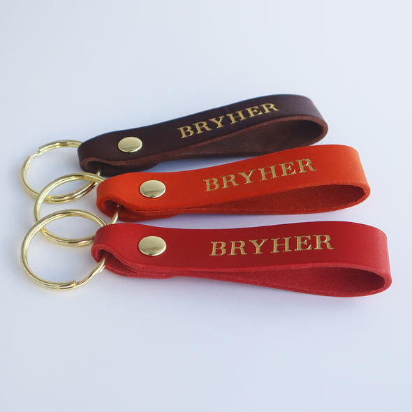 Bryher Keyring (Gold Lettering)