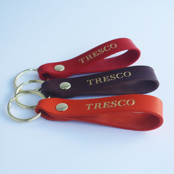 Tresco Keyring (Gold Lettering)