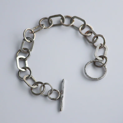 Handmade Silver Chain Bracelet, Leah Lewington