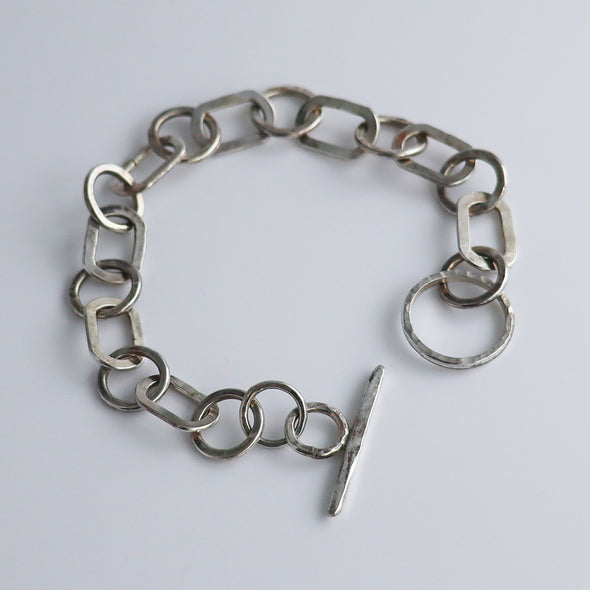 Handmade Silver Chain Bracelet, Leah Lewington