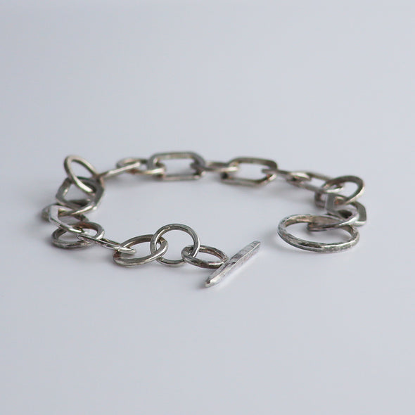 Handmade Silver Chain Bracelet, Leah Lewington