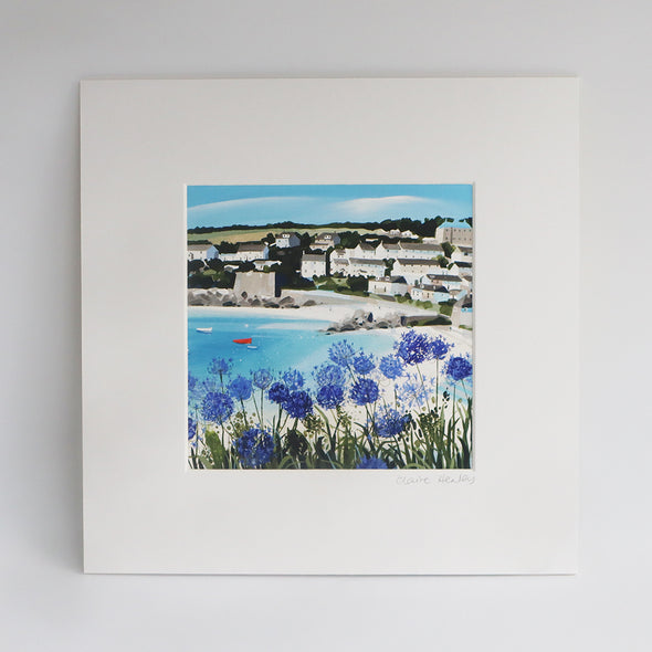 Porthcressa Beach St Mary's, Claire Henley (Giclée print)