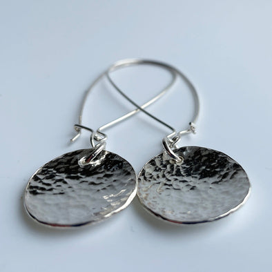 Circular, Textured Earrings II, Julia Marston
