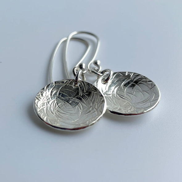 Circular, Imprinted Earrings II, Julia Marston