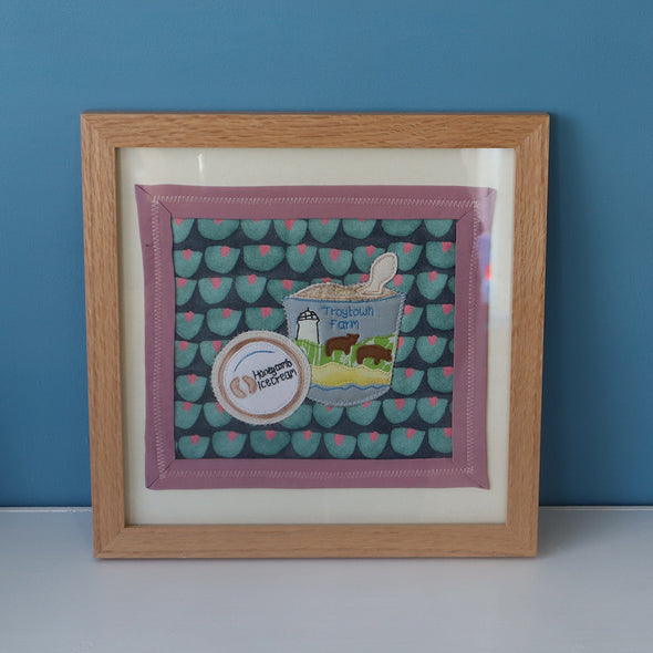 Troytown Ice Cream Honeycomb (framed), Amelie Elphick