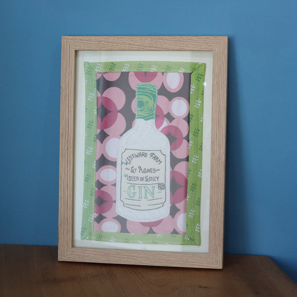 St Agnes Gin (framed), Amelie Elphick