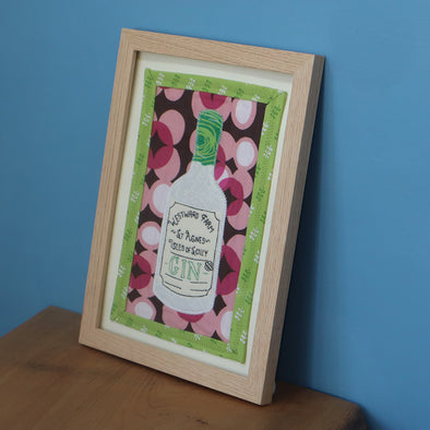 St Agnes Gin (framed), Amelie Elphick