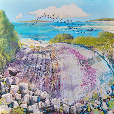 September Day, St Martin's - Sparrows, Starlings and Swallows, Daniel Cole