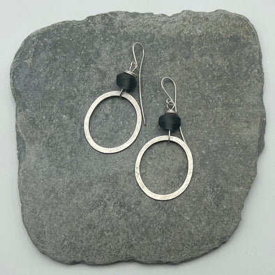 Small Rockpool Earrings (Grey), Jen Williams