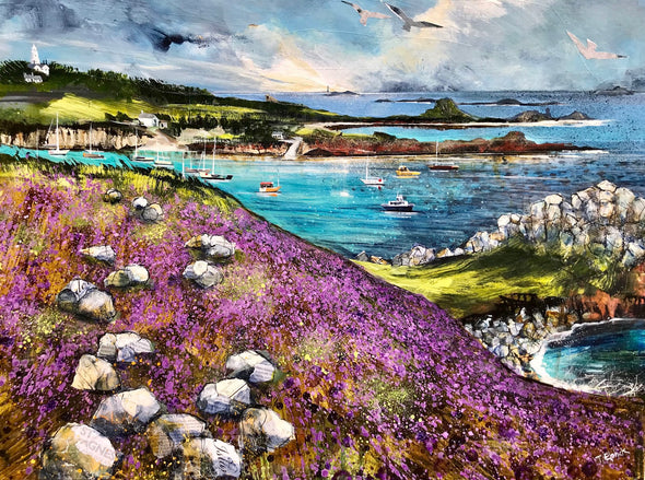 Gugh to St. Agnes, Tracey Elphick Limited Edition Print