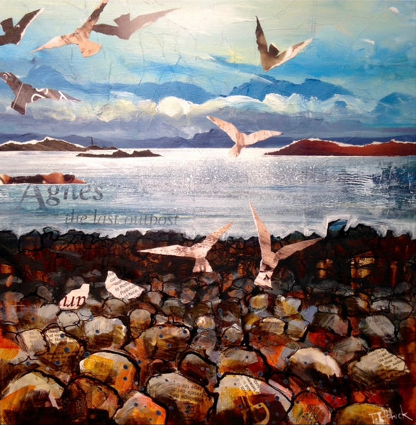 St Agnes, The Last Outpost, Tracey Elphick, Limited Edition Print