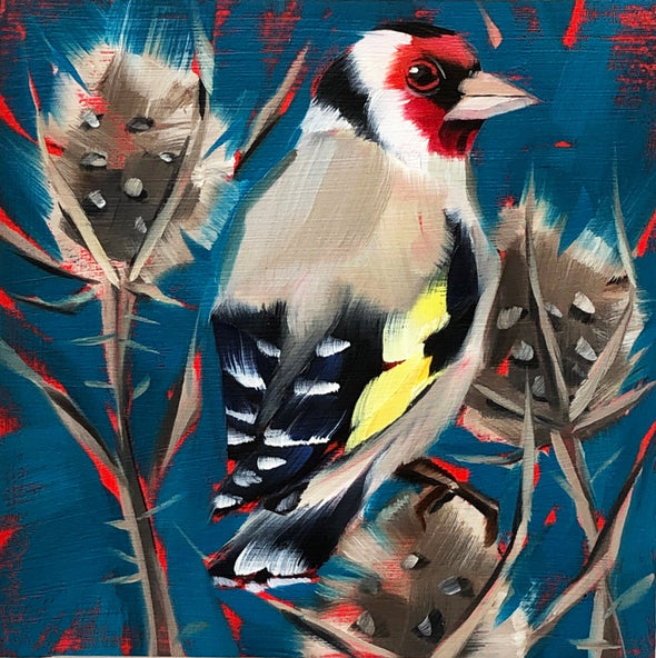 Goldfinch and Teasel, Tracey Elphick