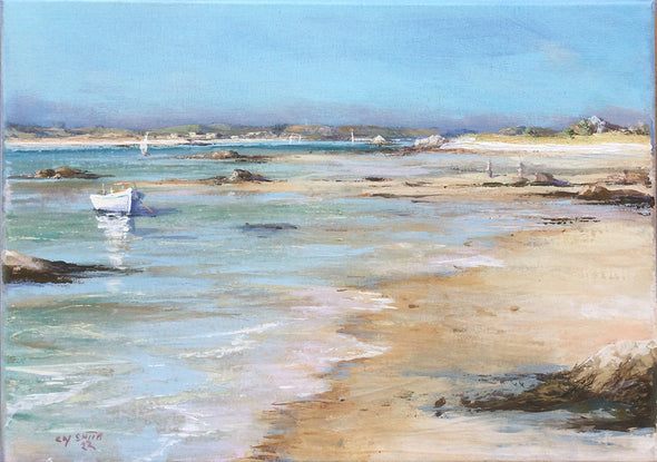 Incoming Tide on Flats - St Martin's, Chris Smith