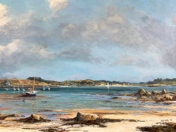 Outgoing Tide at Green Bay, Bryher, Chris Smith