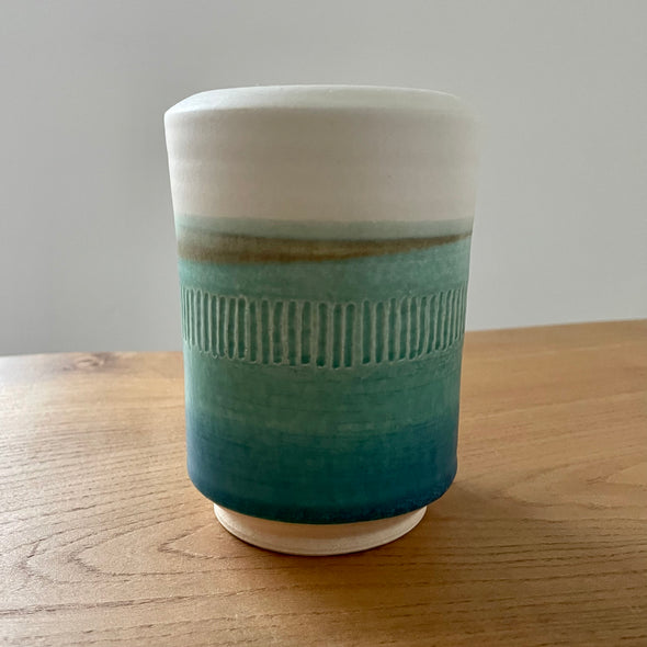 Tidal Inscribed Vase, Jacqueline Clark