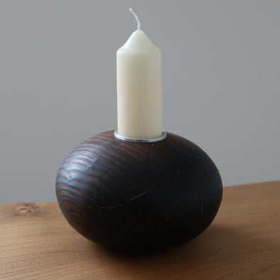 Pebble Candleholder in Cypress, Piers Lewin
